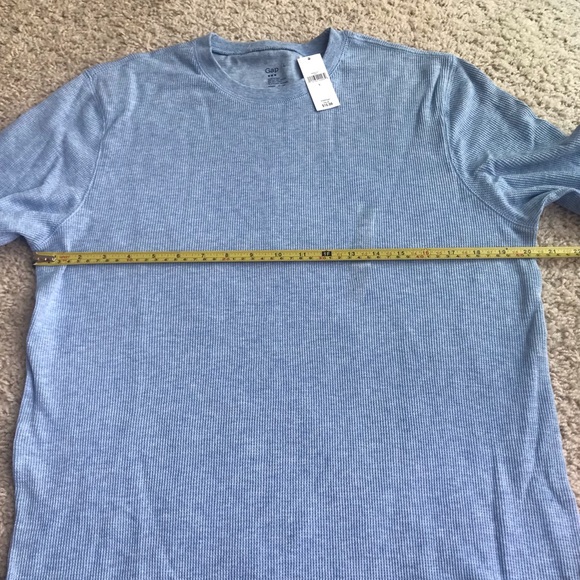 Lot 5 NWT Long Sleeve Gap Thermal Shirts Large Blue Green Yellow - Picture 9 of 10